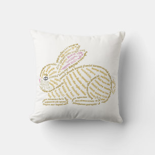 Cojín Decorativo Wor(l)d Conejo Pillow