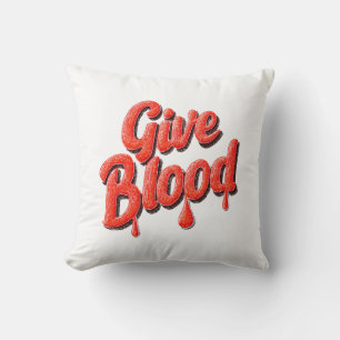 Cojín Decorativo World Blood Donor Day-Give Blogs Textos para la se
