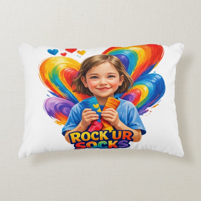 Cojín Decorativo World Down Syndrome Day shirt (Anverso)