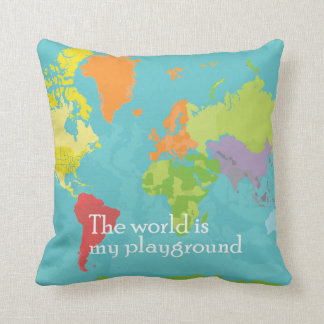 Cojín Decorativo WorldMap_PillowCase