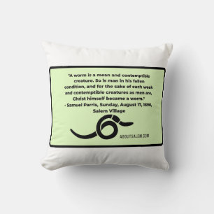 Cojín Decorativo Worm Salem Witch