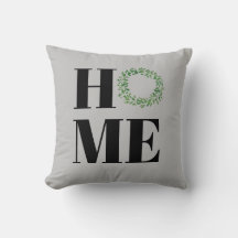 Cojín decorativo Wreath de bienvenida a casa
