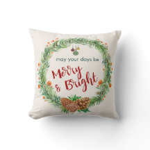 Wreath de Navidades merry y brillantes