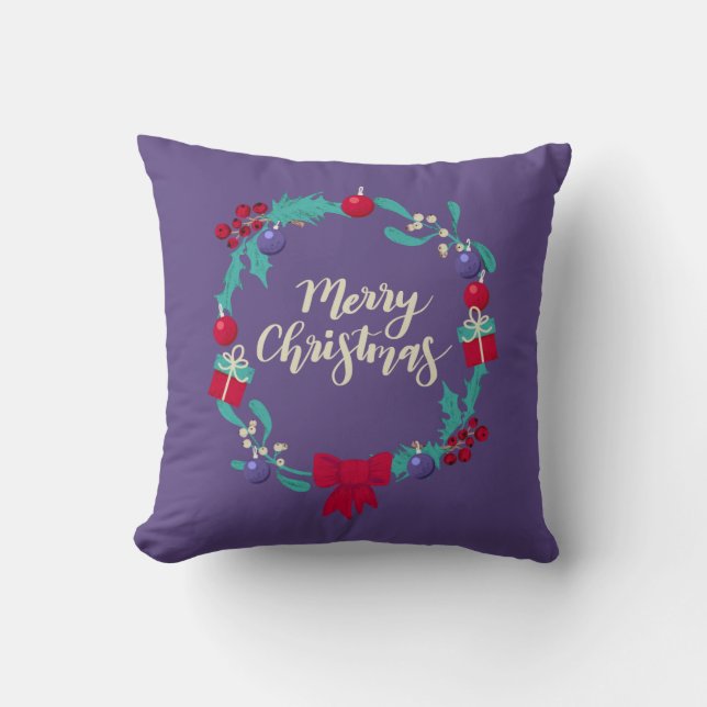 Cojín Decorativo Wreath navidades (Anverso)