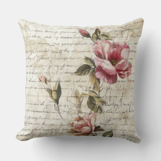 Cojín Decorativo Written Roses Pillow
