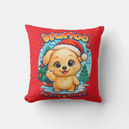 Cojín Decorativo Wuffoo Starssie Feliz Navidad Kawaii 3D Fiesta