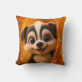 Cojín Decorativo Wuffoo Surffie Cute Kawaii Puppy Amber