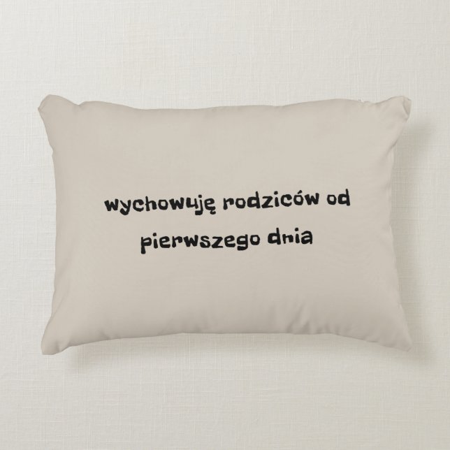 Cojín Decorativo WychowujæRodziców od Pierwszego Dnia (Anverso)
