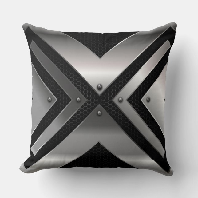 Cojín Decorativo X Pillow Metalizado (Anverso)