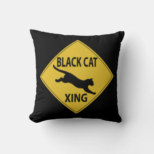 Cojín Decorativo Xing de gato negro