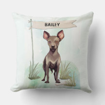 Xoloitzcuintli Acuarela Perro Personalizado