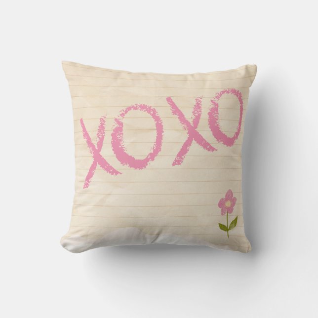 Cojín Decorativo XOXO pillow (Anverso)