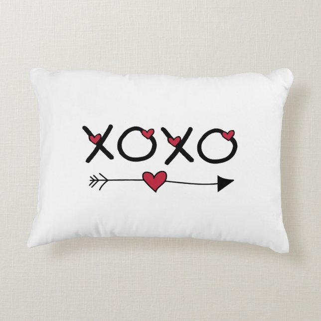 Cojín Decorativo XOXO San Valentín (Reverso)