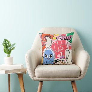 Cojín Decorativo Y2K Pegatinas Guay Bright Aesthetic