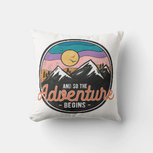 Cojín Decorativo Y Así Comienza La Aventura