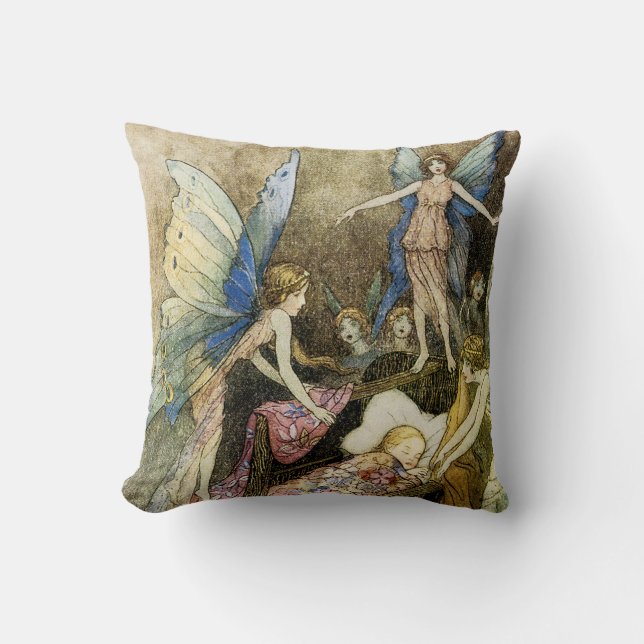 Cojín Decorativo Y, Dulce cantando alrededor de tu cama (Anverso)