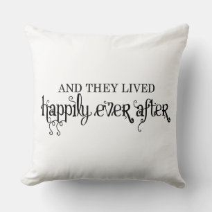 Cojín Decorativo Y vivieron feliz siempre después