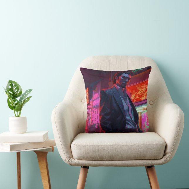 Cojín Decorativo Yakuza Neon (Silla)