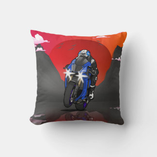 Cojín Decorativo Yamaha R1 in the sunset