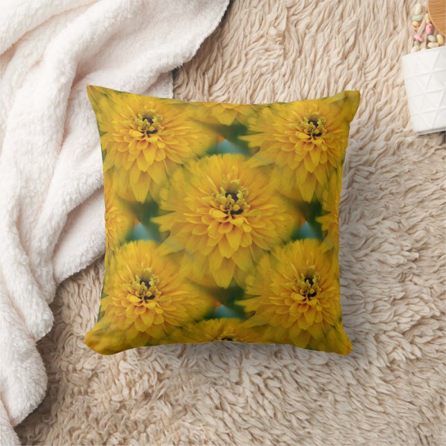 Cojín Decorativo Yellow Daisy Flower Nature Pattern (Manta)