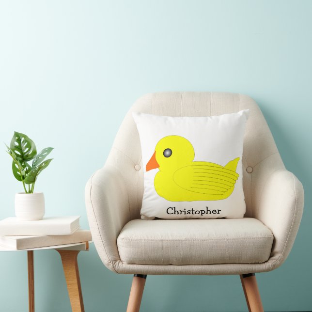 Cojín Decorativo Yellow Duck Design Personalised (Silla)