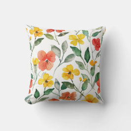 Cojín Decorativo Yellow Orange Flowers