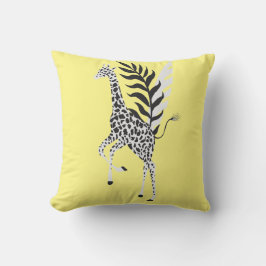 Cojín Decorativo yellow wildlife friendship - Giraffe cushion