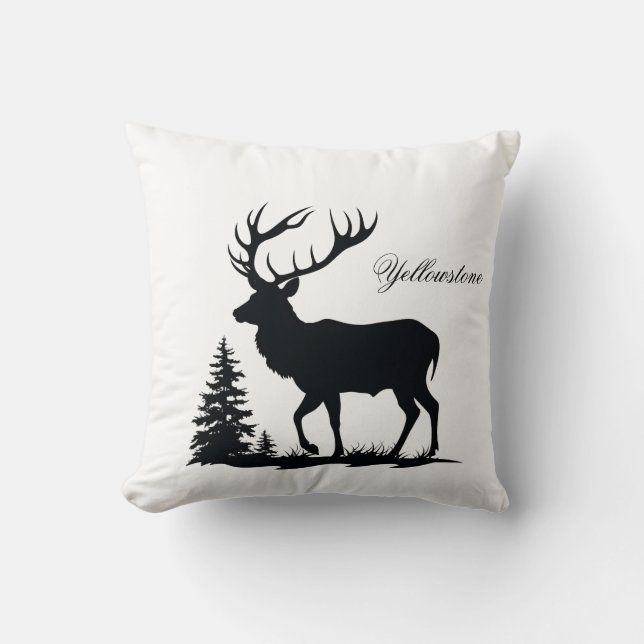 Cojín Decorativo Yellowstone Elk Pillow (Anverso)