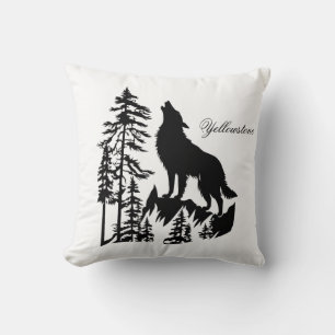 Cojín Decorativo Yellowstone Wolf Pillow