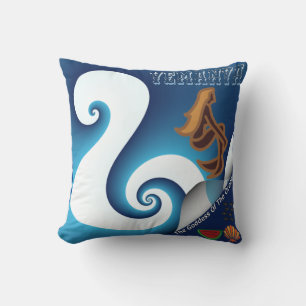 Cojín Decorativo Yemanya Diosa Del Océano