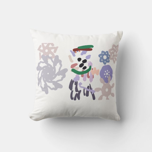 Cojín Decorativo Yeti winter fun (Anverso)