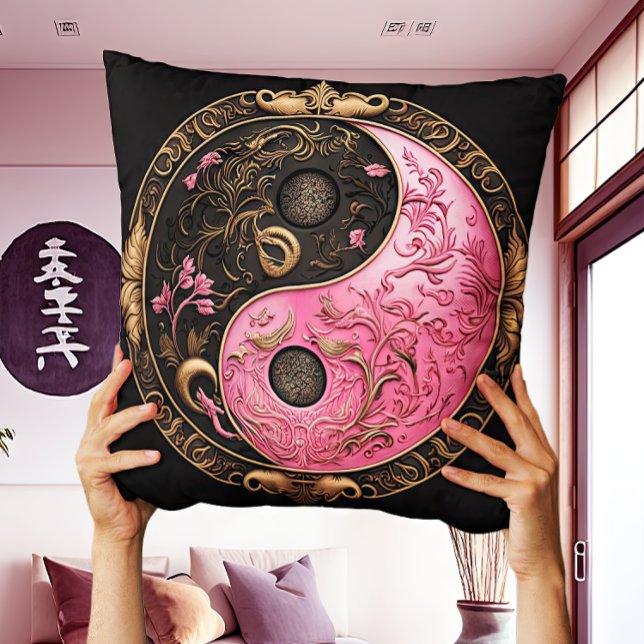Cojín Decorativo Yin y Yang Taijitu (Subido por el creador)