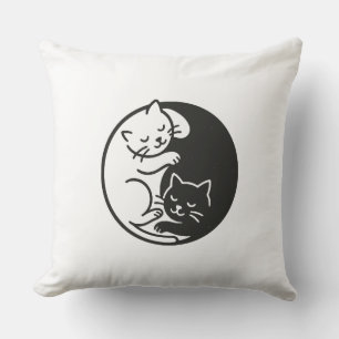 Cojín Decorativo Yin Yang Cats