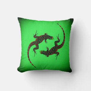 Cojín Decorativo Yin Yang Lizards