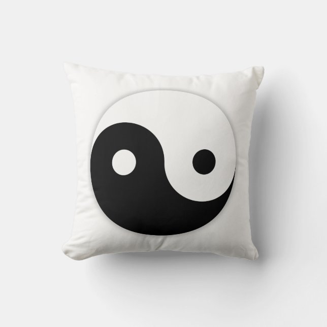 Cojín Decorativo Yin Yang Throw Cushion (Anverso)