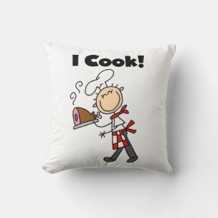 Cojín Decorativo Yo cocino - Chef masculino