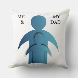 COJÍN DECORATIVO YO Y MI PAPÁ