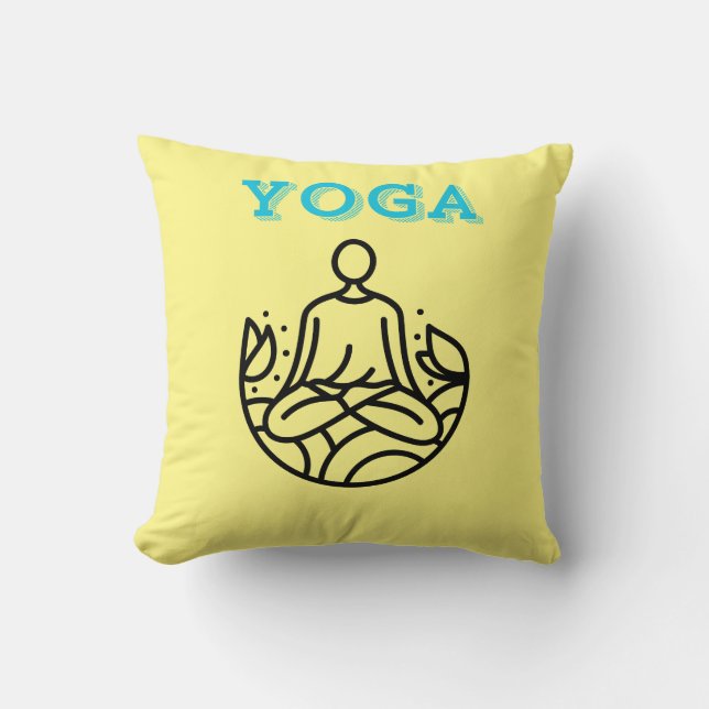 Cojín Decorativo Yoga (Anverso)