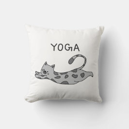 Cojín Decorativo Yoga Cat