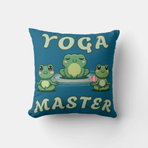 Cojín Decorativo Yoga Frogs Yoga Master
