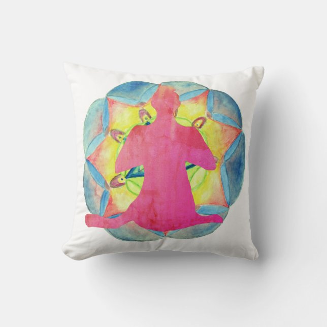 Cojín Decorativo Yoga Mandala Art Cushion (Anverso)