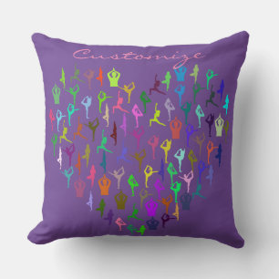 Cojín Decorativo Yoga Poses Heart Thunder_Cove