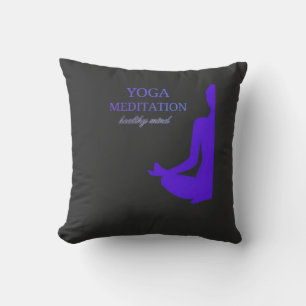 Cojín Decorativo Yoga y meditación para una mente saludable