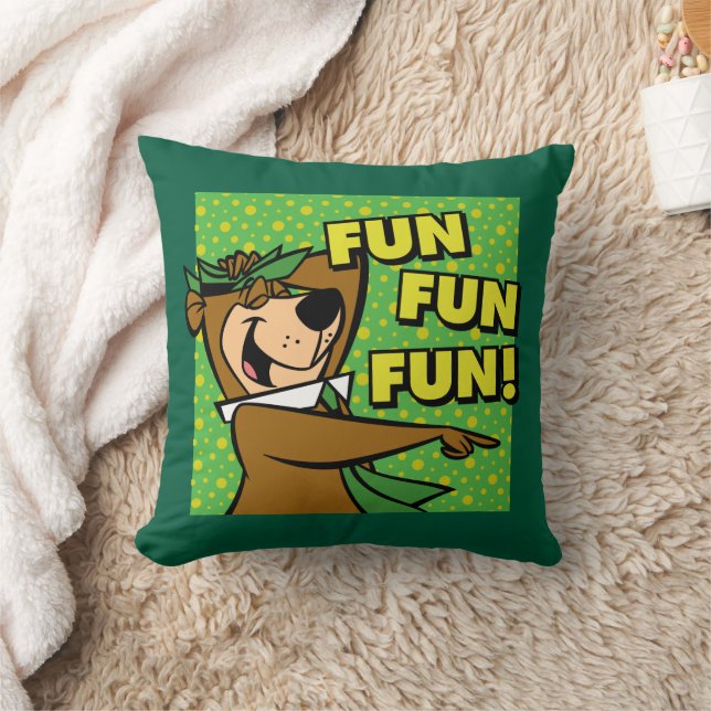 Cojín Decorativo Yogi Bear Fun Fun Fun (Manta)