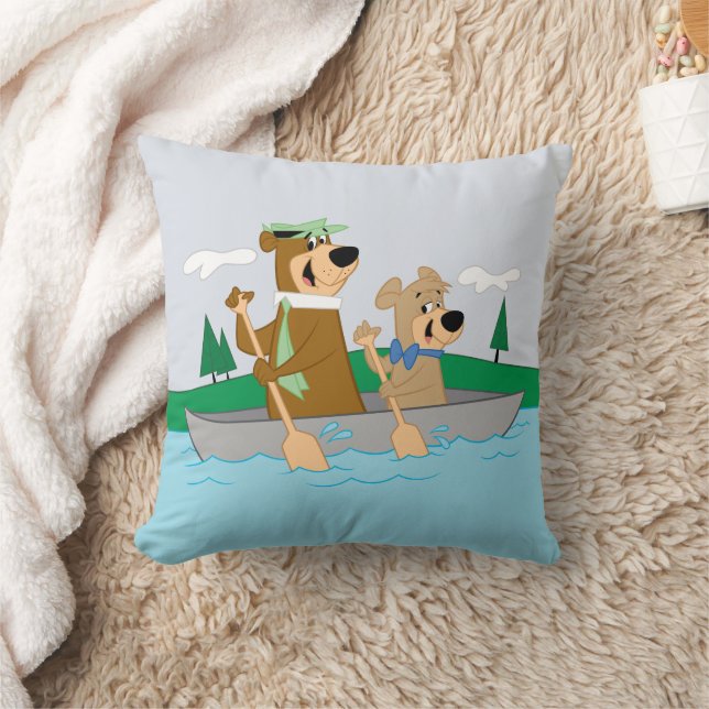 Cojín Decorativo Yogi Bear y Boo Fun Canoaventura (Manta)