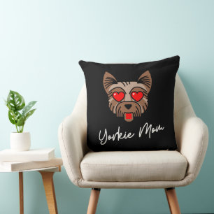Cojín decorativo Yorkie Mom 3 20x20