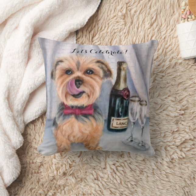 Cojín Decorativo Yorkie Pillow (Manta)