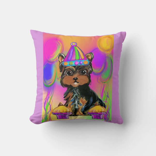 Cojín Decorativo Yorkie Poo (Anverso)