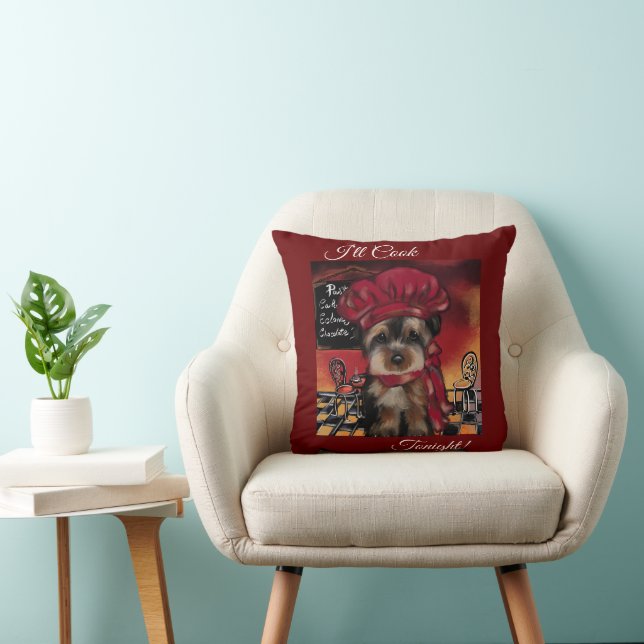 COJÍN DECORATIVO YORKIE POO (Silla)