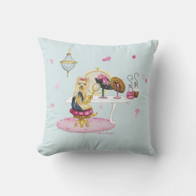 Cojín Decorativo Yorkshire Boudoir Pillow (Anverso)